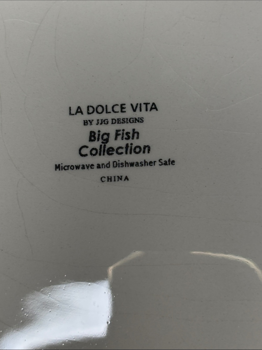 Large Ceramic Fish Serving Platter - Picture 2 of 8